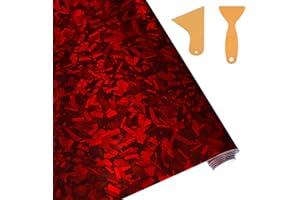 Zocipro folia samochodowa z włókna węglowego 6D, folia samochodowa 30 x 150 cm, wodoodporna folia samochodowa bez pęcherzyków powietrza z 2 skrobaczkami do samochodów i motocykli