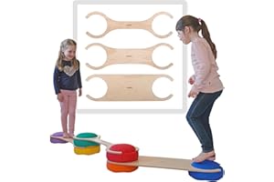 ‎PEDALO Pedalo® Stapelbaustein Balanciersteg I Geschicklichkeit I kreativer Spielspaß I Kombinierbar mit Stapelstein I Bewegungslandschaften I Balance I bauen