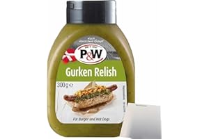 usy Bundle für P&W Gurken Relish (300g Flasche) + usy Block