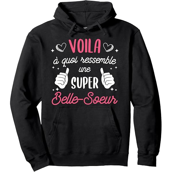 Sweat à Capuche Humour "Meilleure Bichette Du Monde" - Cadeau Drôle Pour Femme - 8
