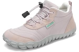 SAGUARO Enfants Chaussures de Trail Garcons Fille Minimaliste Barefoot Baskets Running Sneakers Léger Respirantes 26-36 EU