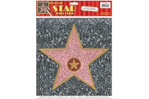 GENERIQUE - Walk of Fame-Stern Wanddeko - Bunt