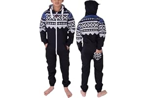 NOROZE Pyjama à Capuche Mixte Combinaison Une Pièce Onesie pour Enfants Garçons Filles