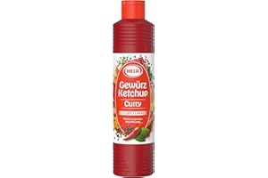 Hela Tomato Ketchup Curry Leicht Scharf Slightly Hot 800ML - Imported by DFB