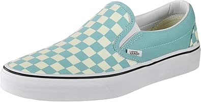 aqua haze checkered vans