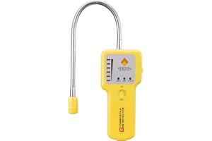 PROTASTIC Natural Techamor Y201 Détecteur de Fuite de gaz Combustible avec Alarme sonore et capteur de gaz Portable