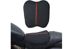 ‎AUMOTOP Aumotop Motorradsattelkissen, Gel-Struktur, 3D-Wabenstruktur, atmungsaktiv, Kissen für Motorrad, 35 x 32 cm, wasserdicht, Wärmedämmung und abnehmbar, Sattelkissen für Motorrad, Langfristiges Fahren