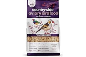 Countrywide Foreign Finch Seed Mix For Tropical Finches 20kg - Premium Seven-Seed Finch Food Blend - All Natural Bird Feed - Dust Free