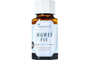 naturafit Ingwer pur Kapseln, 60 St. Kapseln