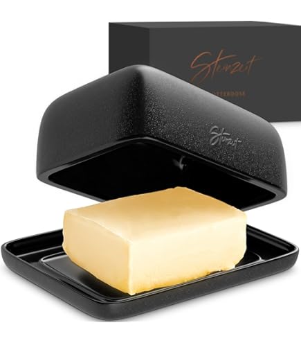 Römertopf Klima botervloot, keramische botervloot met deksel, perfect voor het bewaren van boter en margarine, 13,7 cm, 11,8 cm, 8,3 cm Römertopf Klima botervloot, keramische botervloot met deksel, perfect voor het bewaren van boter en margarine, 13,7 cm, 11,8 cm, 8,3 cm