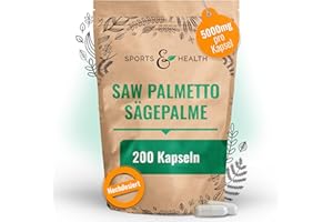 ‎CDF SPORTS & HEALTH SOLUTIONS 200 Saw Palmetto Kapseln hochdosiert – Sägepalmenextrakt Kapseln 10:1 Extrakt – Reines pflanzliches Ergänzungsmittel, Sägepalme - Sägepalme Komplex