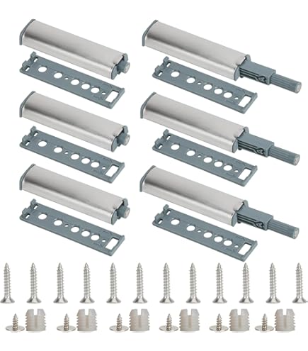 Lot De 6 Ouvre-portes à Pression Push To Open - Pour Portes, Meubles