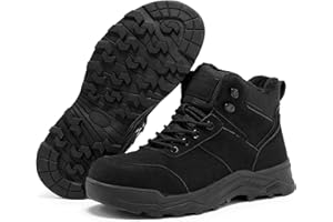 GIWONET Winterschuhe Herren - Winterstiefel wasserdicht mit warmem Futter, rutschfeste Sohle Atmungsaktive Trekking- & Wanderschuhe für Outdoor & Schnee