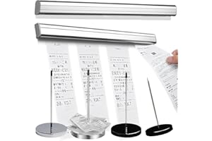 CXAFQ Juego De 6 Entradas De Restaurante, Comandero Hosteleria, Porta Comandas, Soporte Para Billetes, Alloy Material, Se Puede Utilizar Para Depositar Facturas, Papel, Memorandos, Recibos, Notas