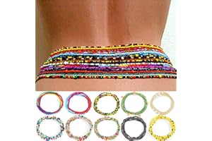 Sethain Fashion Beads Waist Chain African Belly Bead Body Chain Beach 10Pcs Waist Jewelry Summer Body Accessories for Women Loss Weight4