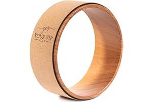 YOUR VIP SKIN YVS®– Yoga Wheel, Ruota Yoga, Wheel Yoga, Ruota Yoga Sughero, Yoga Wheel Cork, Ruote per Yoga, Pilates, Fitness, Migliora la Flessibilità, Migliorare la Postura per Allungare