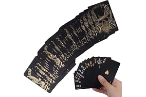 Skull Playing Cards – svarta spelkort