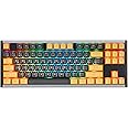 Hexgears I3 Mechanical Keyboard, 75% Gaming Keyboard 87 Keys with Kailh Hot Swappable Switch, RGB Backlight, N-Key Rollover, Detachable Cable, Aluminum Keyboard for Windows Laptop Mac