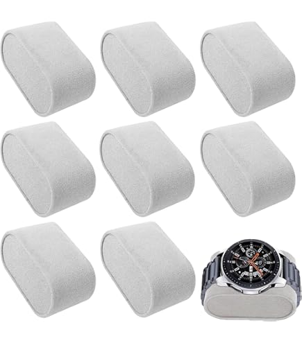 4 Coussins Velours Pour Montres – Présentation Et Rangement Bijoux – Noir – 24,5 X 7 X 6 Cm