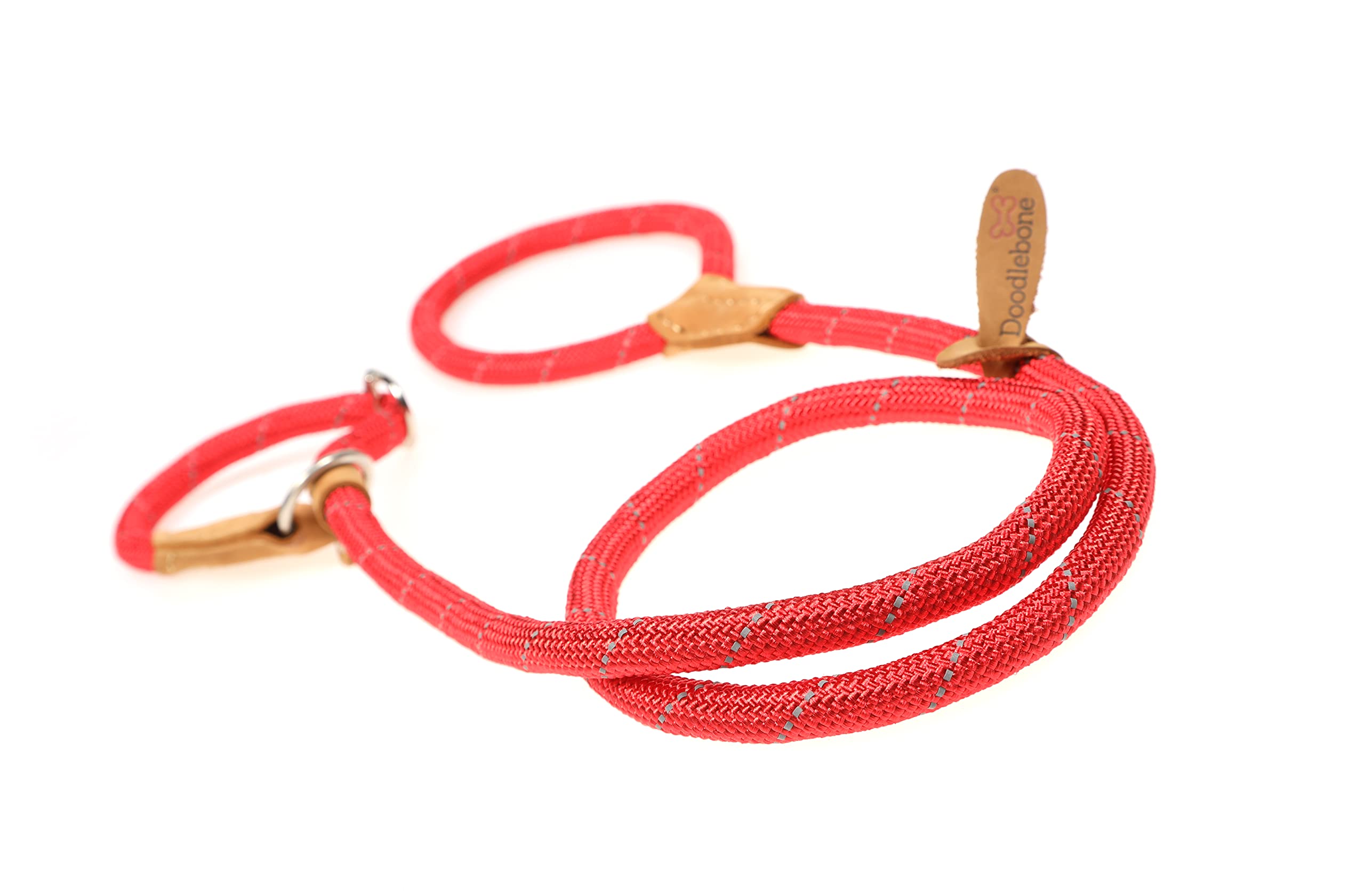 Doodlebone Original Dog Slip Lead (Ruby)