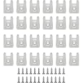 GYGhaoho 120pcs LED Strip Light Clips Neon Mounting Clips 10/13/16MM Size Make The Neon Signs Flexible Light Strip Fixing Card (A.10MM/0.39INCH)
