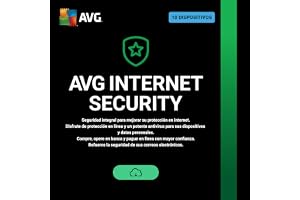 AVG Internet Security 2026 | Antivirus 10 Dispositivos | 1 Año | Descarga digital