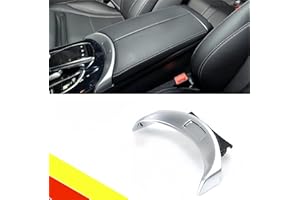 POETRYXIAO Caja de almacenamiento cromada para consola central, cubierta de botón para Clase C W205/GLC X253/AMG modelos 2015-2020, para consola central, reposabrazos, caja de interruptor