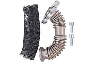 HouYeen EGR Cooler Elbow Pipe with Gasket for Opel Vauxhall Astra H Vectra C Zafira B S-aab 9-3 9-5 1.9 16V Diesel 55202704