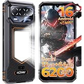 HOTWAV T8 Unbreakable 6200mAh Android 16 Mobile Phone | 12GB + 64GB /2TB TF,6.75 HD+ 120Hz Rugged Mobile Phone 20W OTG, IP68&amp;