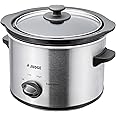Judge Electrical Slow Cooker 1.5L 120W with Removable Ceramic Pot, Makes Up to 2 Portions, 2 Year Guarantee