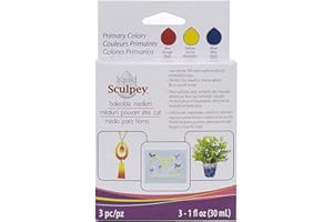Sculpey Polyform Liquid Medium Primary 3 x 29 ml, 29 Ml