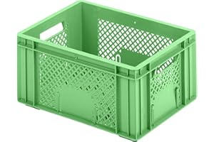 aidB Obst- & Gemüsekasten, 400x300x193 mm, robuster Obstkasten, stapelbarer Gemüsekasten