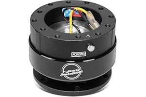 NRG INNOVATIONS NRG Steering Wheel Quick Release Kit - Gen 2.0 - Black - Part # SRK-200BK