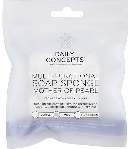 Daily Concepts - Daily Multi-Functional Soap Sponge, with Soothing Aloe Vera,  52g : Amazon.co.uk: Health & Personal Care