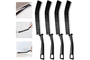 WOOXDYUK 4 pennelli per pulizia Gap Cleaning, 2023 New Multifunctional Crevice Cleaning Tool Dead Corners Brushes for Bathroom Kitchen Tiles Window Door Slots (nero)