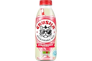 Crusha Strawberry Milkshake Mix - 1Litre
