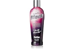 Pro Tan Incredibly Black Ultra Powerful 10X Double Dark Bronzing Lotion , with Vitamin A and E, shea butter and coconut oil - 250 ml