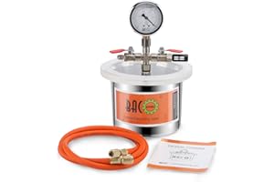 BACOENG Chambre à vide 2L, acier inoxydable