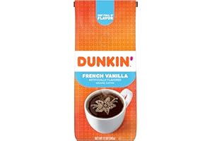 DUNKIN' DONUTS Dunkin Donuts French Vanilla Flavoured Ground Coffee 340g