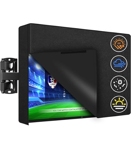 TV Staubschutzhülle Nordisch 32 Zoll - Bildschirmabdeckung Landschaftsdesign