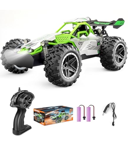 Macchina Telecomandata per Bambini 1:14 Monster Truck 2.4GHz Auto Telecomandata RC Truck Due Batterie Ricaricabili 50 Minuti di Gioco, Ottimo Regalo per Bambini (Aquila