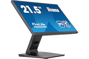 iiyama Prolite T2252MSC-B2 54,5cm 21,5" IPS LED-Monitor Full-HD 10 Punkt Multitouch kapazitiv HDMI DP USB3.0 7H schwarz