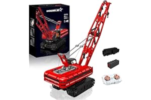 SDXFUWA 15070 Grue sur Chenilles, Kit de Construction Avancé pour Adultes, Modèle de Grue avec des Détails Incroyables (1292+pcs)