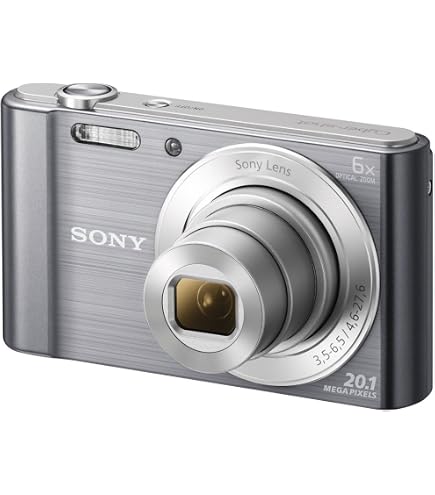 Sony Cyber-shot DSC-W35 Digital Camera - Silver (7.2MP, 3x Optical
