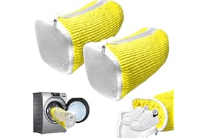 HAOKELAI Schuhwaschbeutel Waschmaschine, 4 Stück Schuh Waschbeutel für Waschmaschine, 2 Stück Schuh Waschbeutel mit 2 Stück Waschbeutel, Wiederverwendbarer Schuhe Waschbeutel, 360° Reinigung, für Turnschuhe