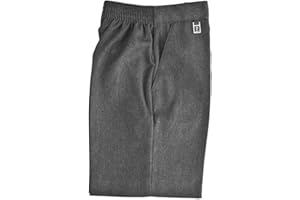 Zeco sold by Essential Wear School Boys Uniform Sturdy Large Fit Half Elastic Back Shorts Grey
