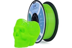 ZIRO filament do drukarki 3D PLA PRO Fluorescencja kolor seria 1,75 mm 1 kg (2,2 funta), dokładność wymiarów +/- 0,03 mm,Fluorescencja Zielony