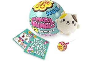 PERFETTI VAN MELLE MAXI BALL CHUPA CHUPS MULTISURPRISE LECCA LECCA MY LOVELY ANIMALS CANDY LOLLIPOP