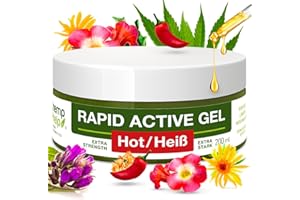 ‎HEMP HELP HEMP COSMETIC Rapid Gel 𝐇𝐀𝐍𝐅 & TEUFELSKRALLE SALBE EXTRA STARK Wärmende 𝑺𝑪𝑯𝑴𝑬𝑹𝒁 Salbe - bei Knie, Gelenk-, Nacken- u. Muskel, Rheuma. Mit Arnica, Beinwell, Weihrauch - 𝙀𝙣𝙩𝙯ü𝙣𝙙𝙪𝙣𝙜𝙨𝙝𝙚𝙢𝙢𝙚𝙣𝙙