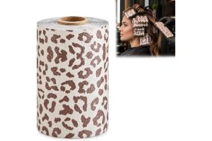Aluminiumfolie frisör leopardmönster präglad slingfolie